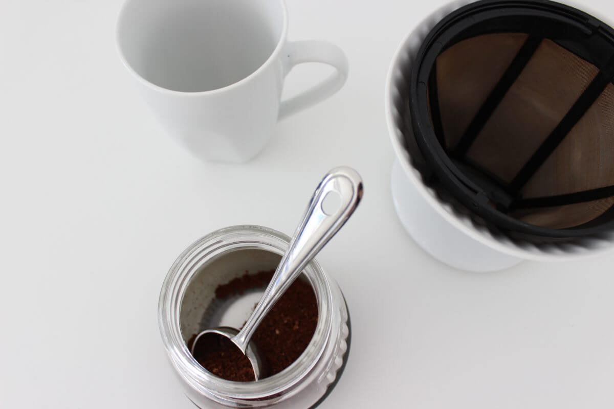 Frisch gemahlener Kaffee