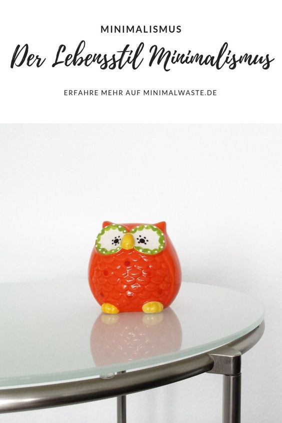 Pinterest Cover zu 'Der Lebensstil Minimalismus'