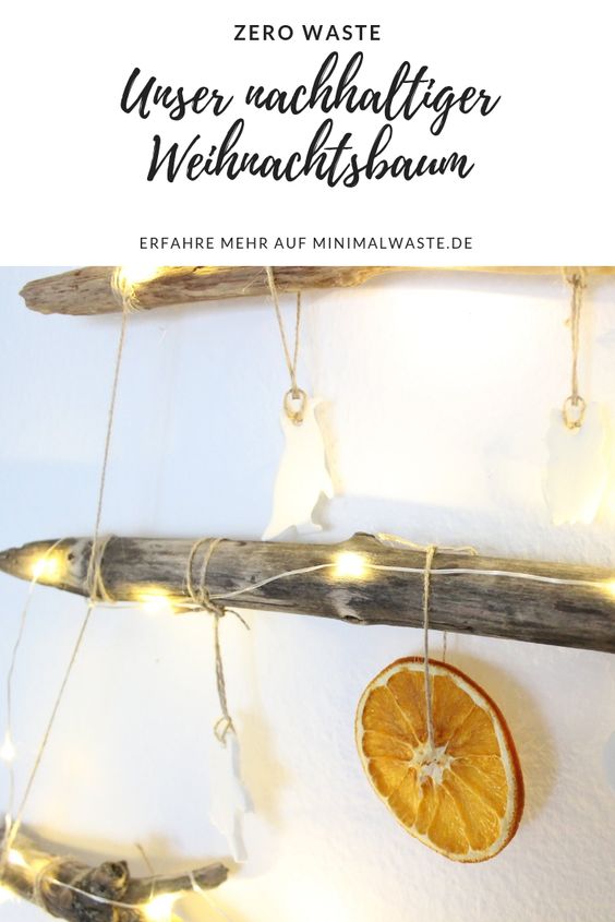 Pinterest Cover zu 'Unser nachhaltiger Weih­nachtsbaum'