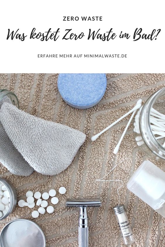 Pinterest Cover zu 'Was kostet Zero Waste im Badezimmer?'
