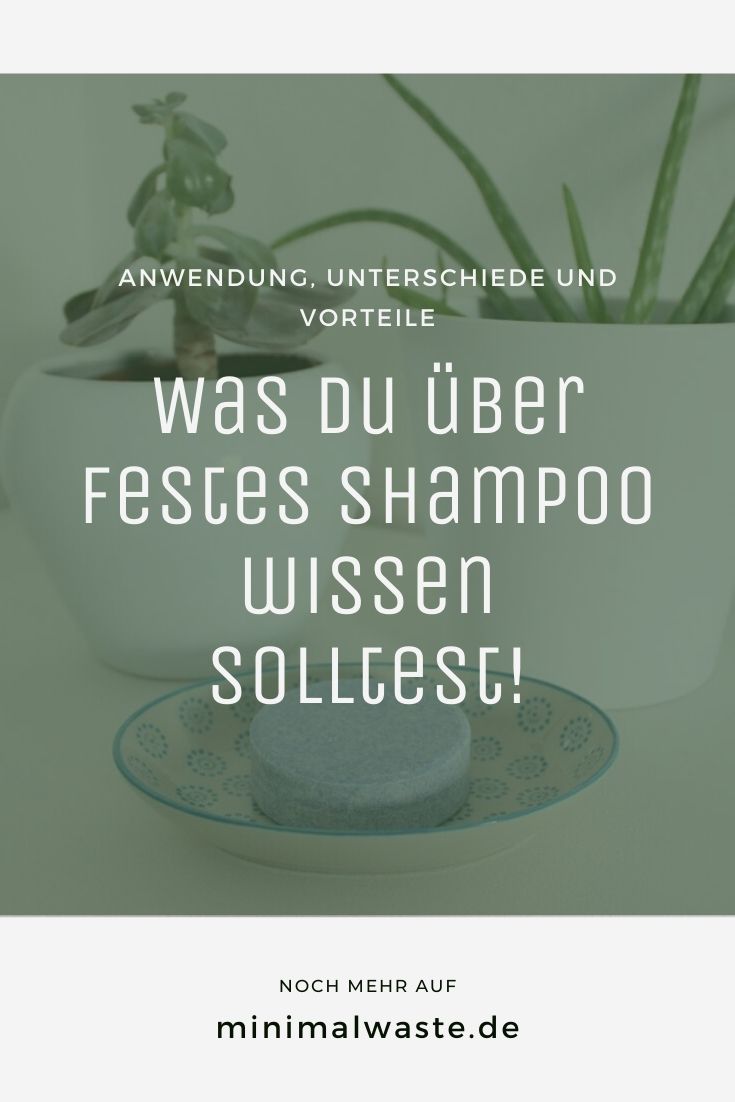 Pinterest Cover zu 'Festes Shampoo: Was du alles wissen solltest!'