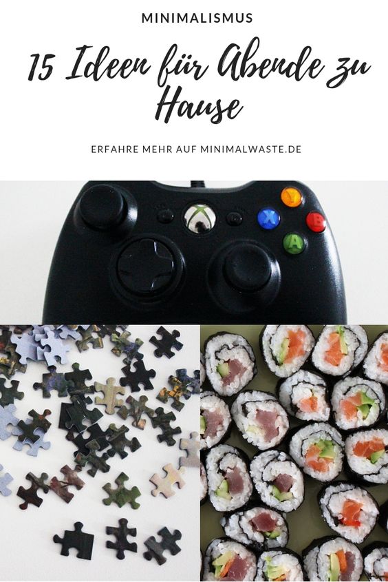 Pinterest Cover zu '15 Ideen für Freizeit­gestaltung zu Hause'