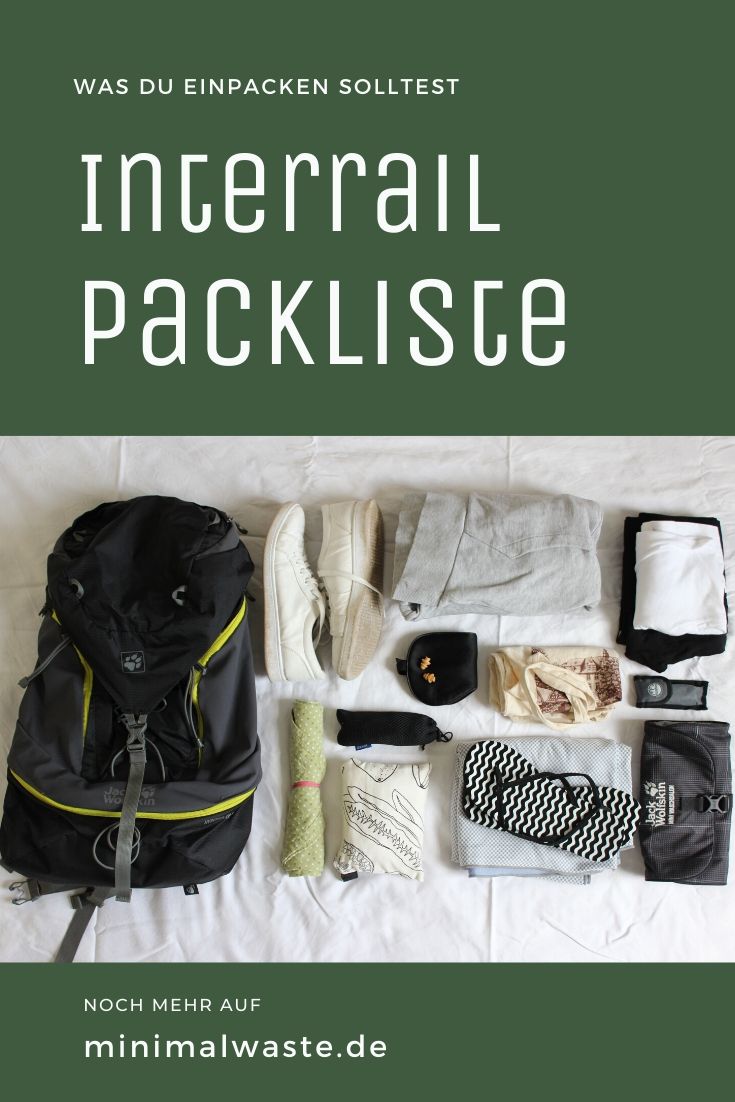 Pinterest Cover zu 'Interrail Packlist: Was du wirklich einpacken solltest'